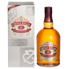 Chivas Regal 12 Year Old Blended Scotch Whisky Scotland 1L Bottle