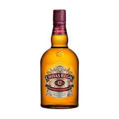 Chivas Regal Whisky 12 anos Escocês - 1L Garrafa
